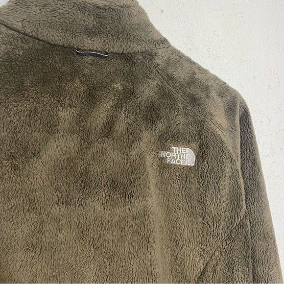 The North Face Jacket Womens Teddy Fleece Full Zip Jacket Large Fuzy Brown - Picture 8 of 9